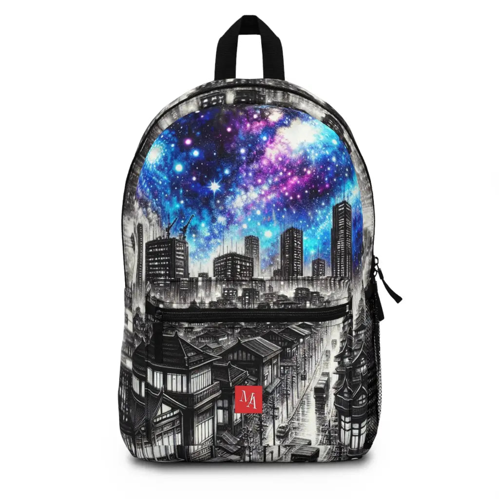 Evening Nebula Over the Cityscape Backpack One size Bags