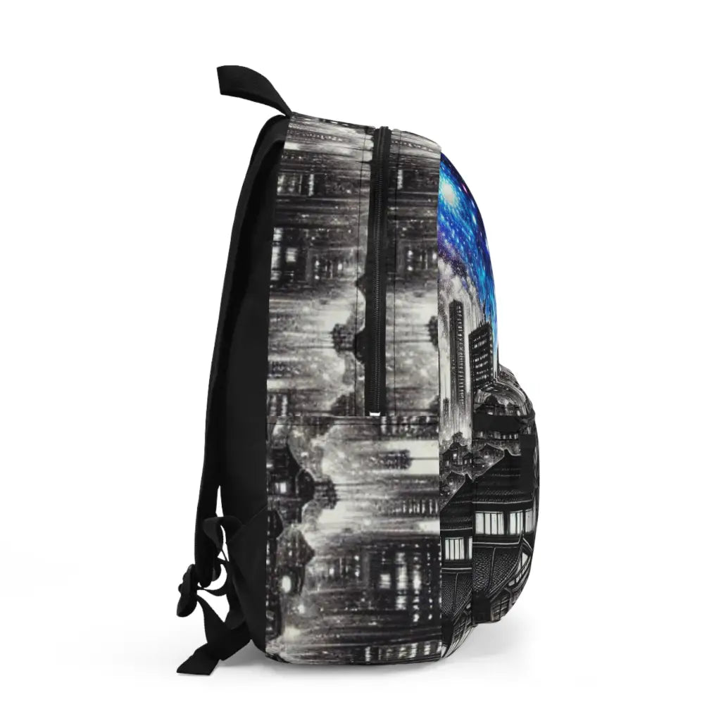 Evening Nebula Over the Cityscape Backpack One size Bags