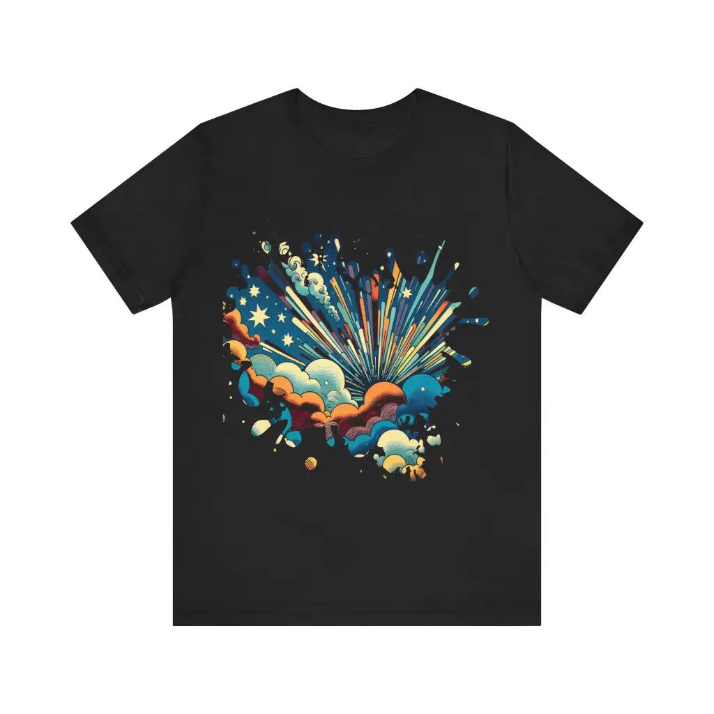 Explosion of Day and Night - Jersey Short Sleeve Tee