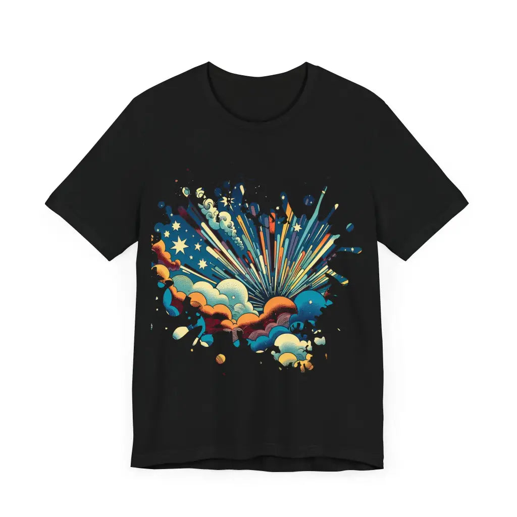 Explosion of Day and Night - Jersey Short Sleeve Tee