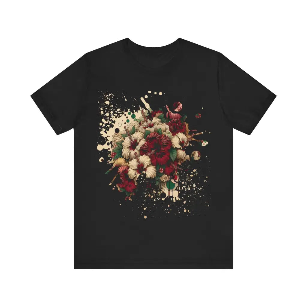 Explosion of Petals and Circles - Jersey Short Sleeve Tee