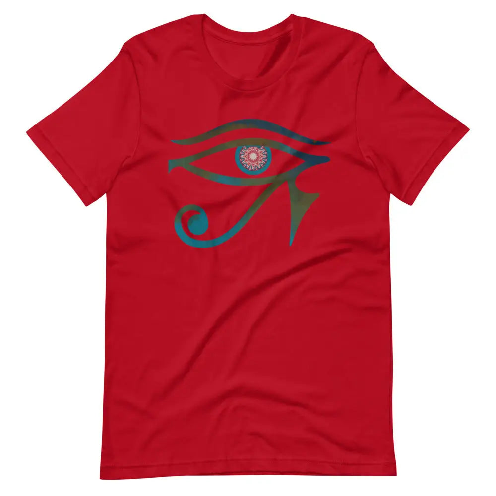 Eye Of Horus t-shirt - Red / S - T-Shirt