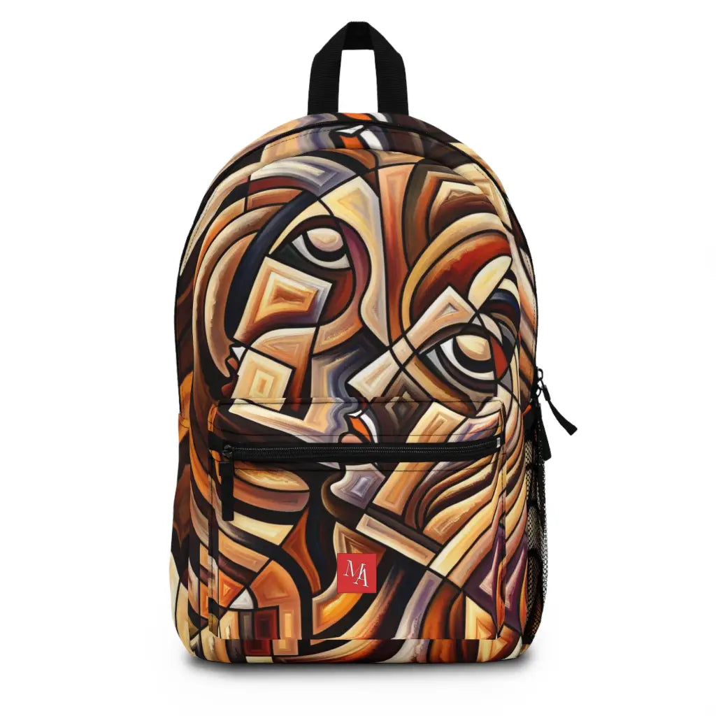 Faces in Abstract Harmony Backpack One size Bags