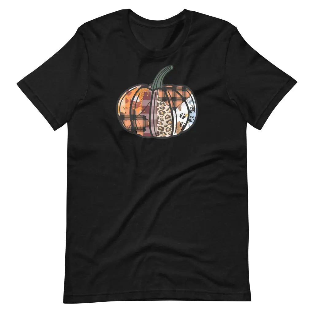 Fall Pumkin t-shirt - Black Heather / S - T-Shirt