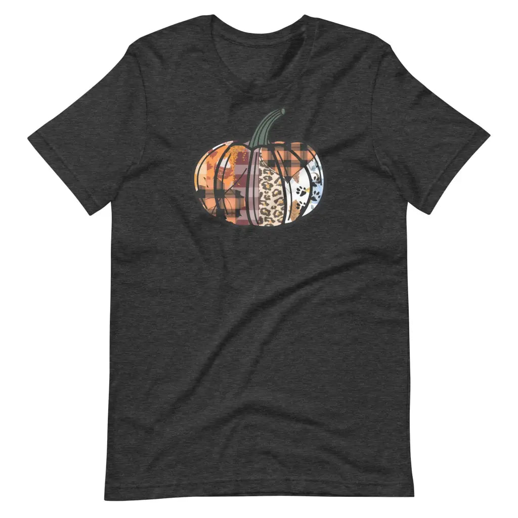 Fall Pumkin t-shirt - Dark Grey Heather / S - T-Shirt