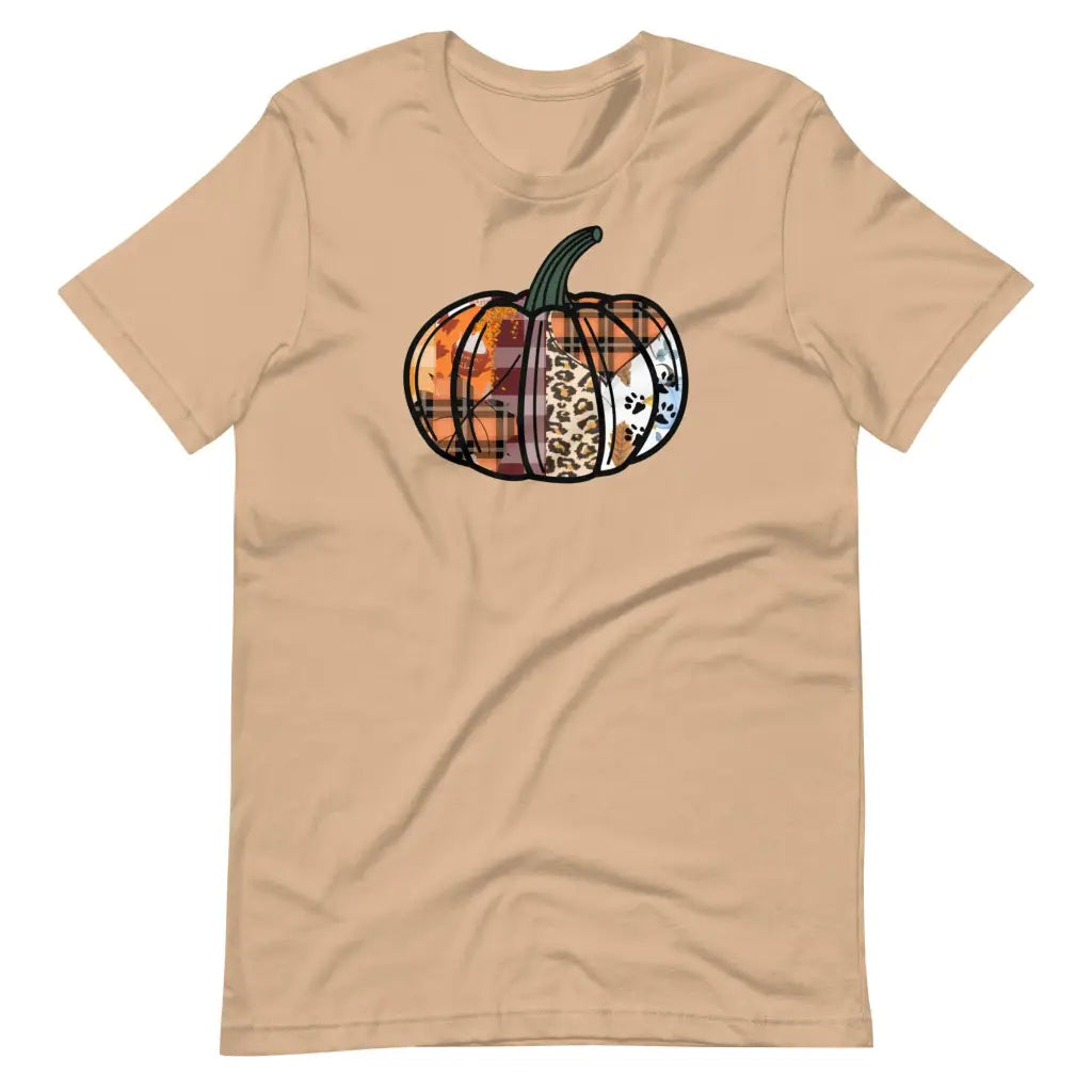 Fall Pumkin t-shirt - Tan / S - T-Shirt