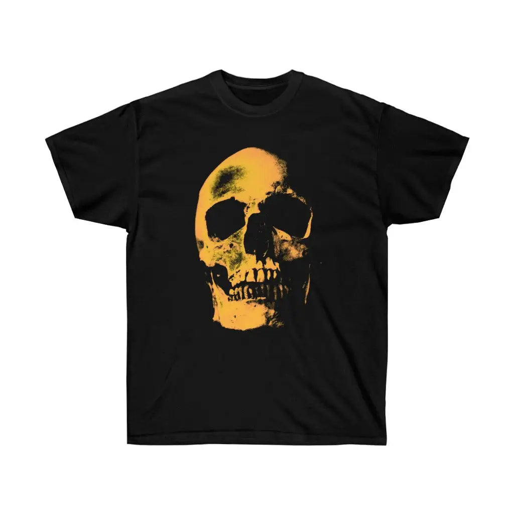 Fall Skull Unisex Ultra Cotton Tee - Black / L - T-Shirt