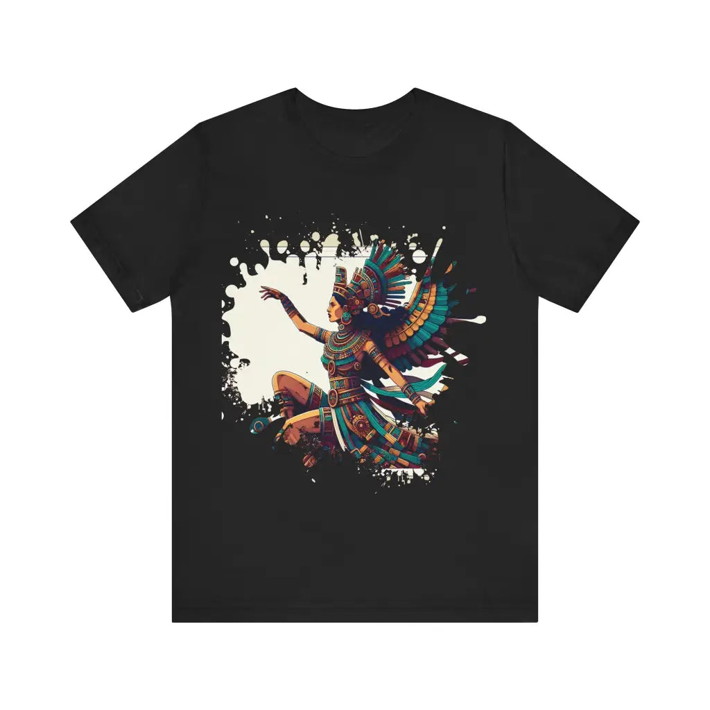 Feathered Flight of Myth - Jersey Short Sleeve Tee - Black