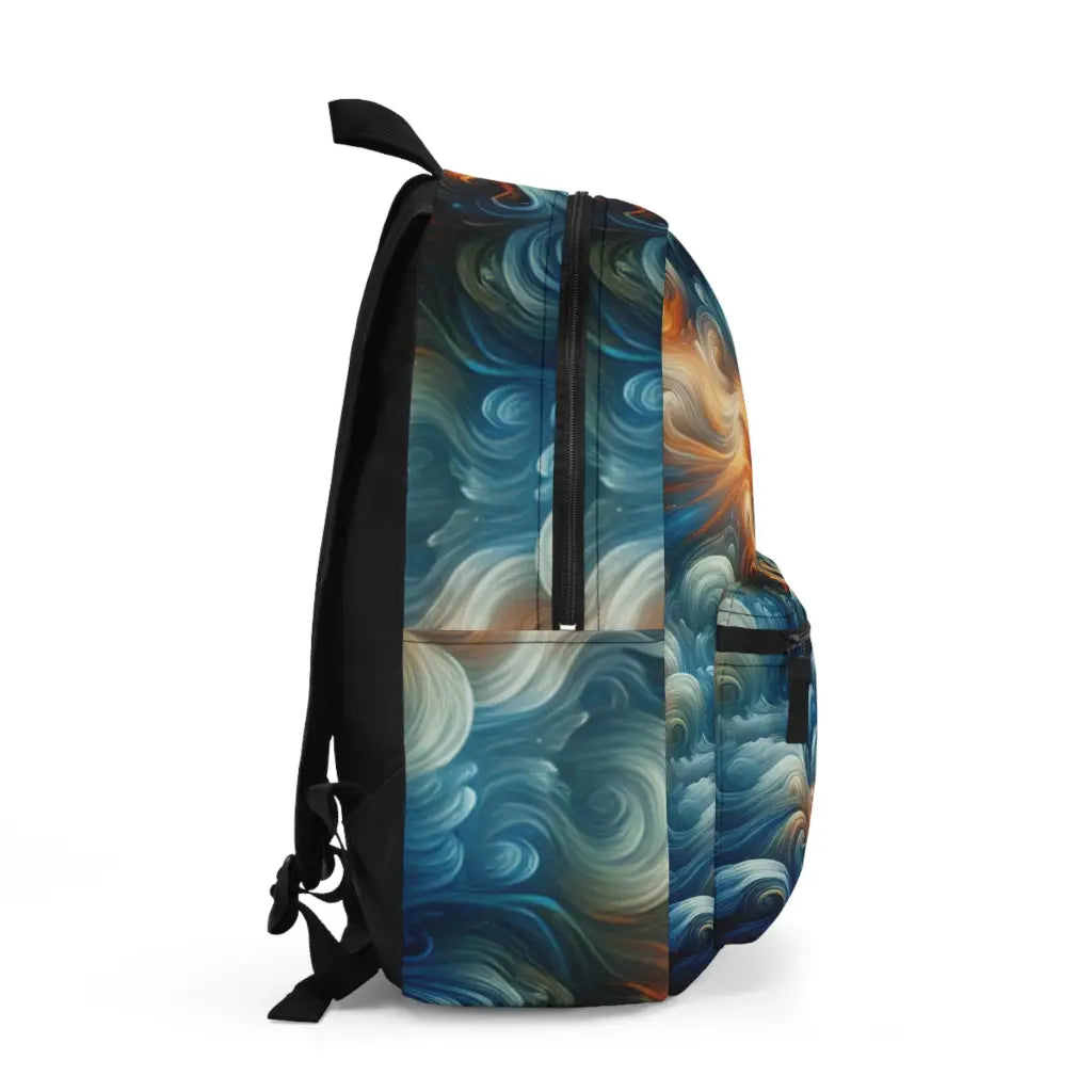 Feline in a Whirlwind of Shades Backpack One size Bags