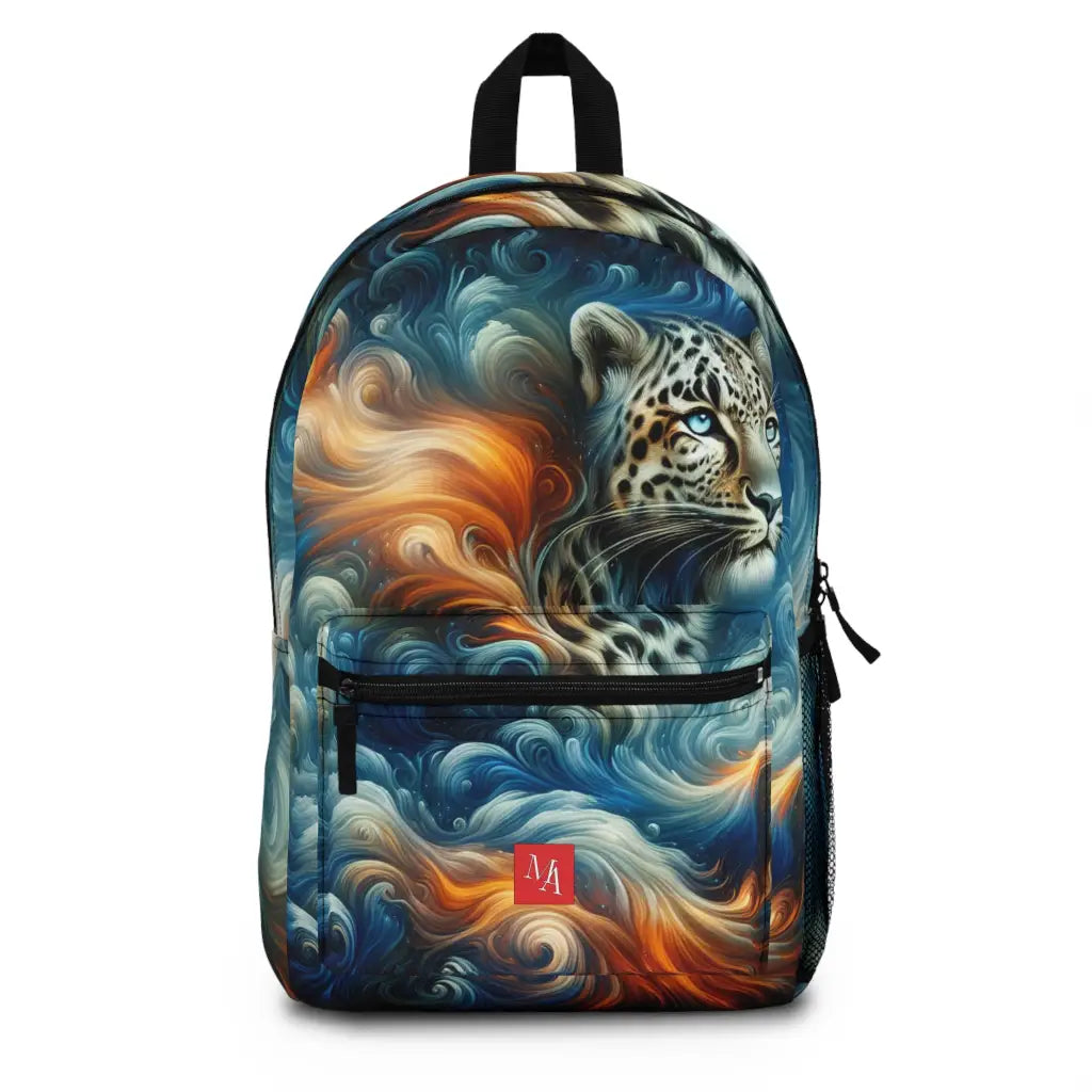 Feline in a Whirlwind of Shades Backpack One size Bags