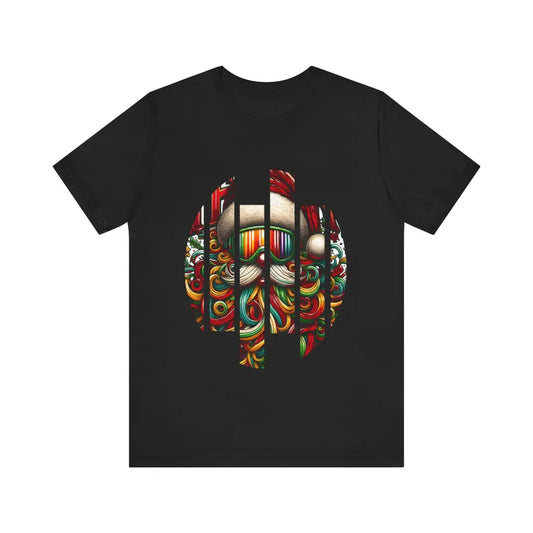 Festive Bearded Cheer - Jersey Short Sleeve Tee - Black / S