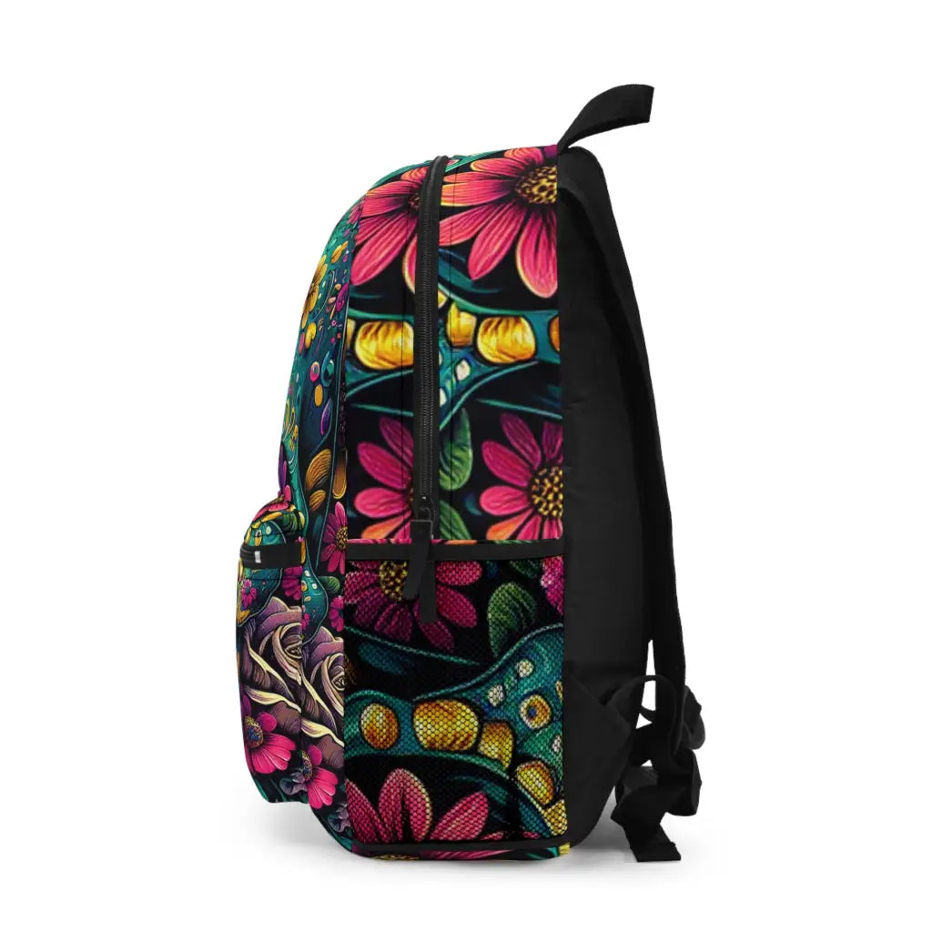 Festive Calavera Canvas - Backpack - One size - Bags