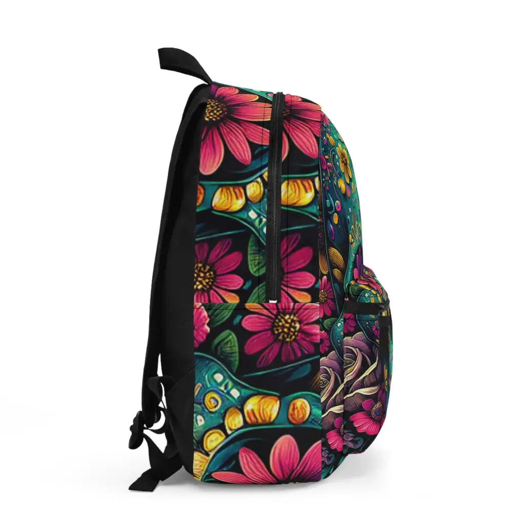 Festive Calavera Canvas - Backpack - One size - Bags