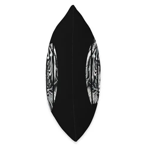 Fierce Focus: Fragmented Tiger in Grunge Stripe Throw