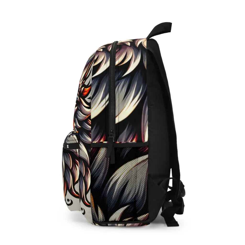 Fierce Wolf’s Glare Backpack One size Bags