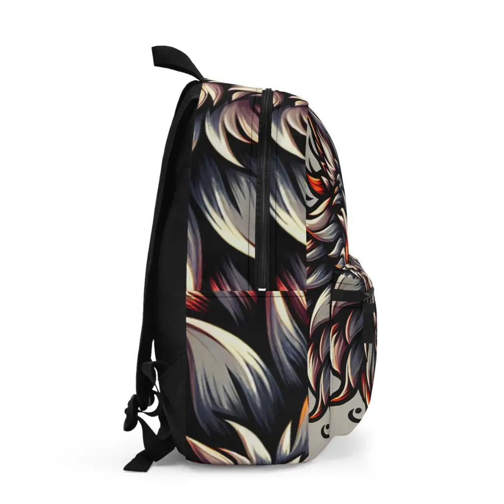 Fierce Wolf’s Glare Backpack One size Bags