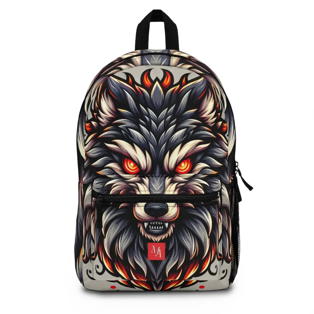 Fierce Wolf’s Glare Backpack One size Bags