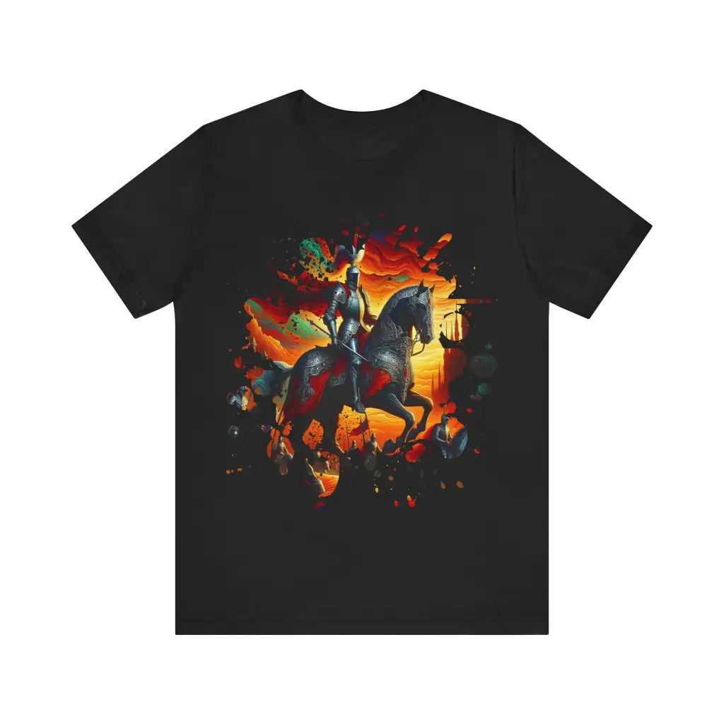 Fiery Knights on the March - Jersey Short Sleeve Tee