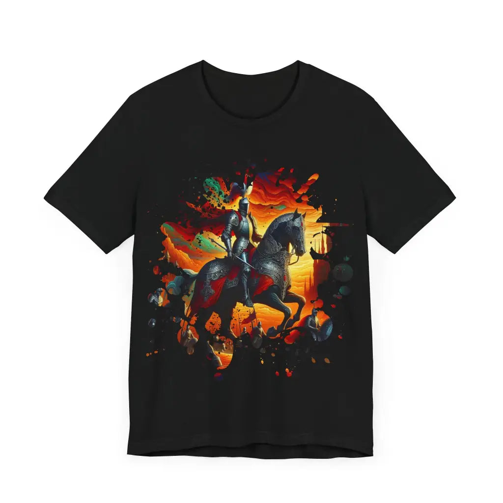 Fiery Knights on the March - Jersey Short Sleeve Tee