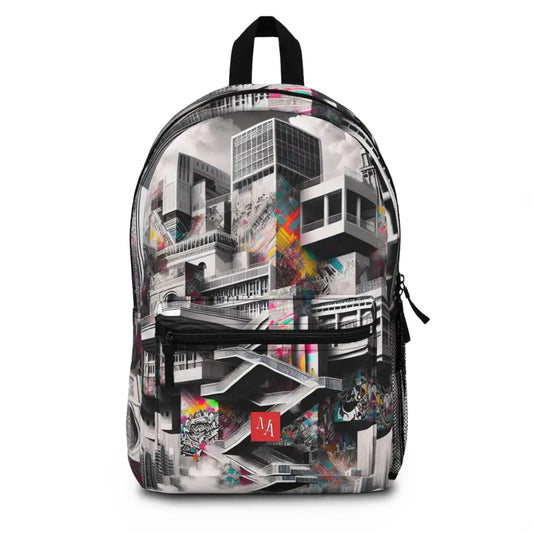Floating Concrete Puzzle Backpack One size Bags