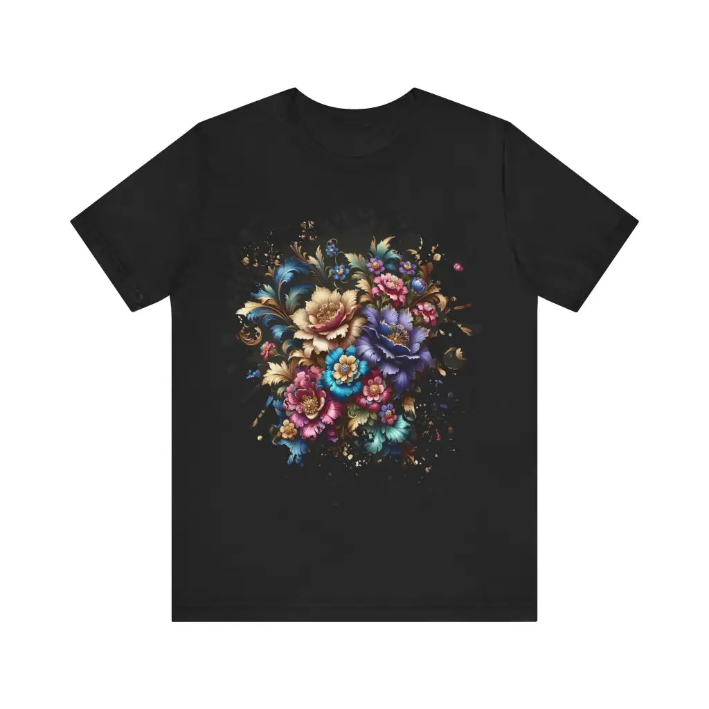 Floral Burst in Natures Tapestry Jersey Short Sleeve Tee