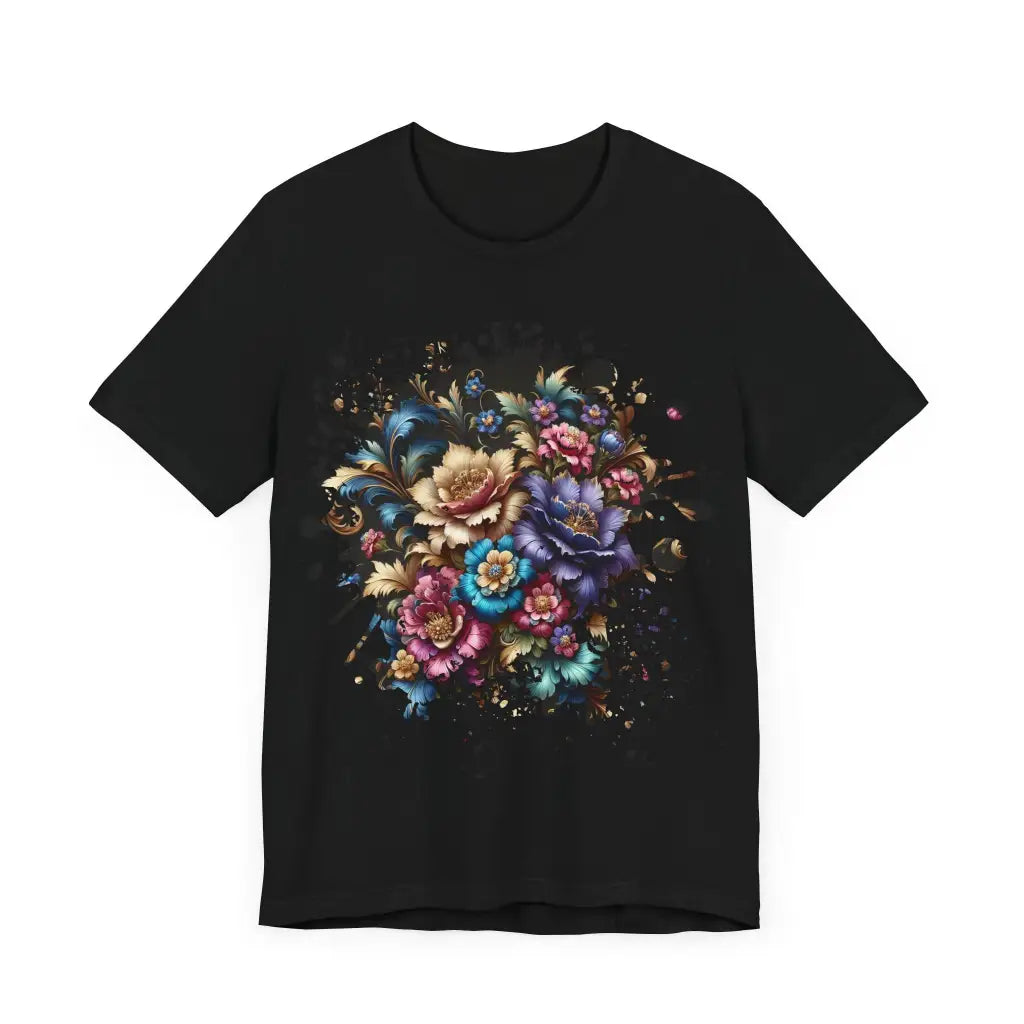 Floral Burst in Natures Tapestry Jersey Short Sleeve Tee T
