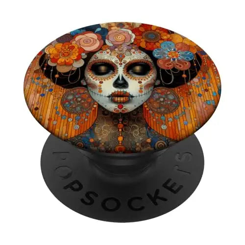 Floral Elegance: Día de los Muertos Celebration PopSockets