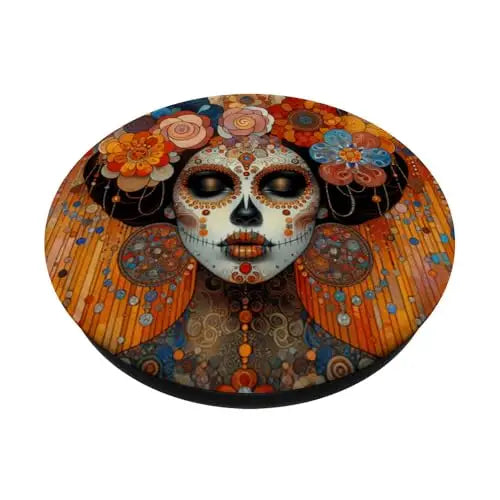 Floral Elegance: Día de los Muertos Celebration PopSockets