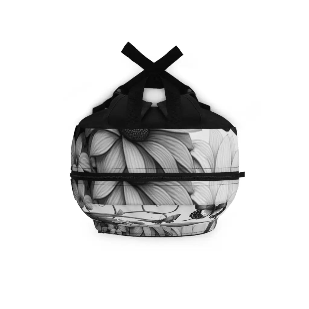 Floral Fantasy with Butterflies Backpack One size Bags