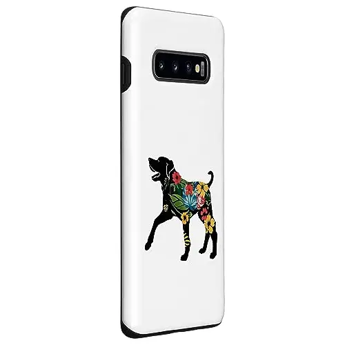 Floral Fur Play: Labrador Charm with Blossom Delight Case