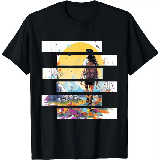 Floral Horizon: Embracing the Unknown T-Shirt