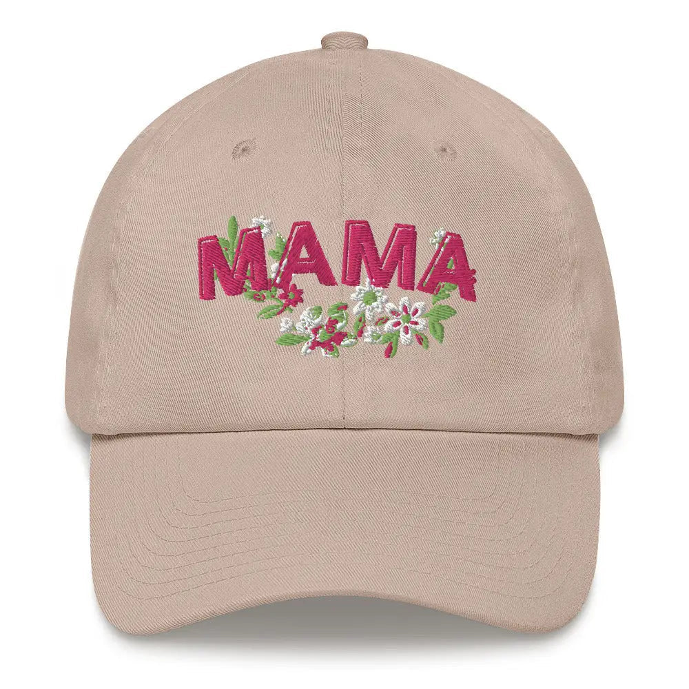 Floral Mama Cap #2 - Stone - Hat