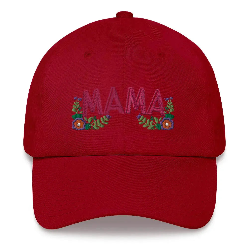 Floral Mama Cap - Cranberry - Hat