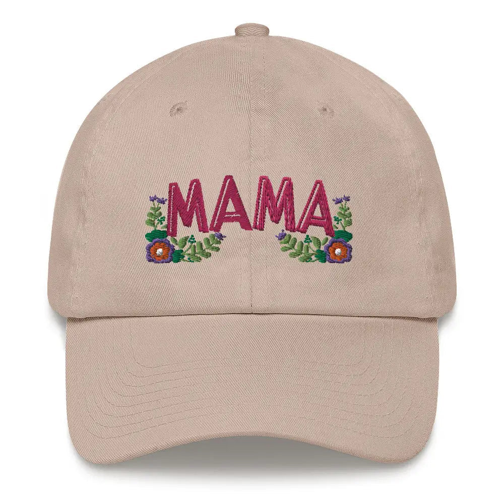 Floral Mama Cap - Stone - Hat