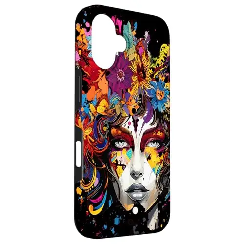 Floral Muse: Vibrant Expressions of Nature Case (iPhone