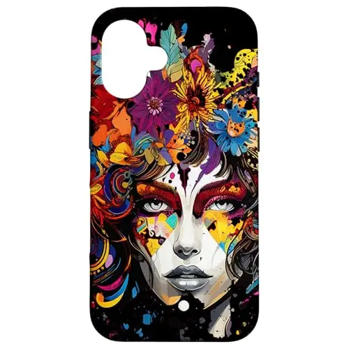 Floral Muse: Vibrant Expressions of Nature Case (iPhone