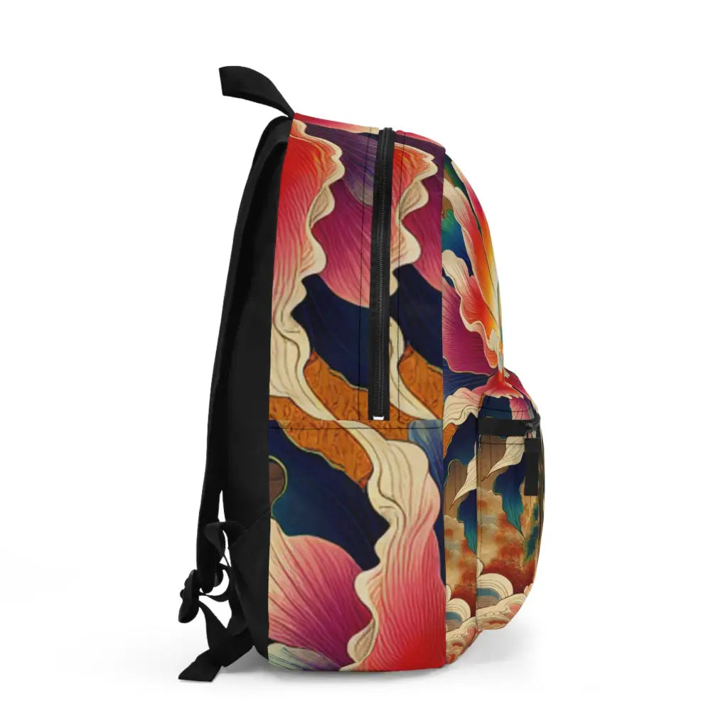 Floral Odyssey in a Mystical Realm Backpack One size Bags