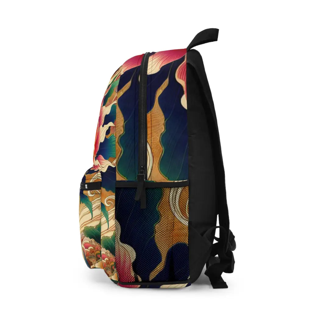 Floral Odyssey in a Mystical Realm Backpack One size Bags