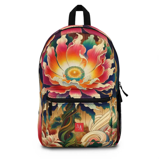 Floral Odyssey in a Mystical Realm Backpack One size Bags