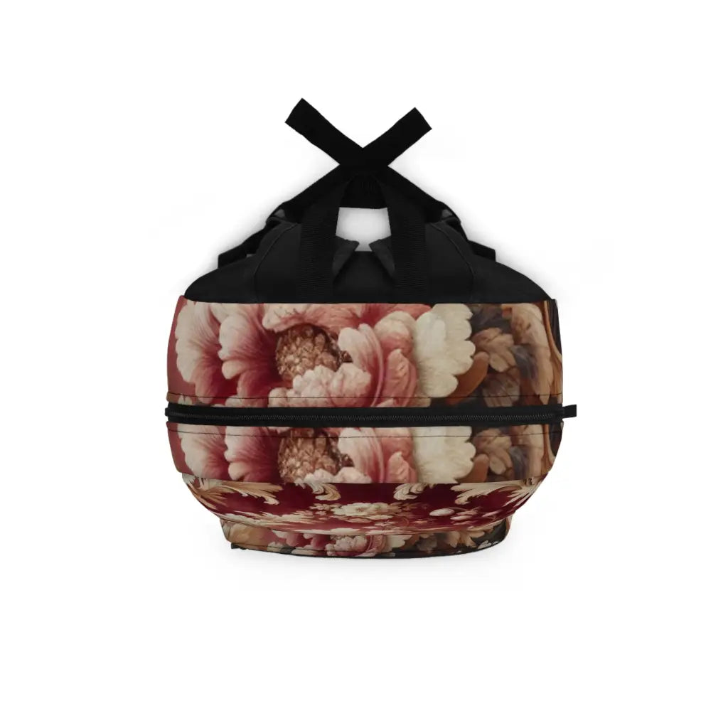 Floral Splendor in Rich Tones Backpack One size Bags