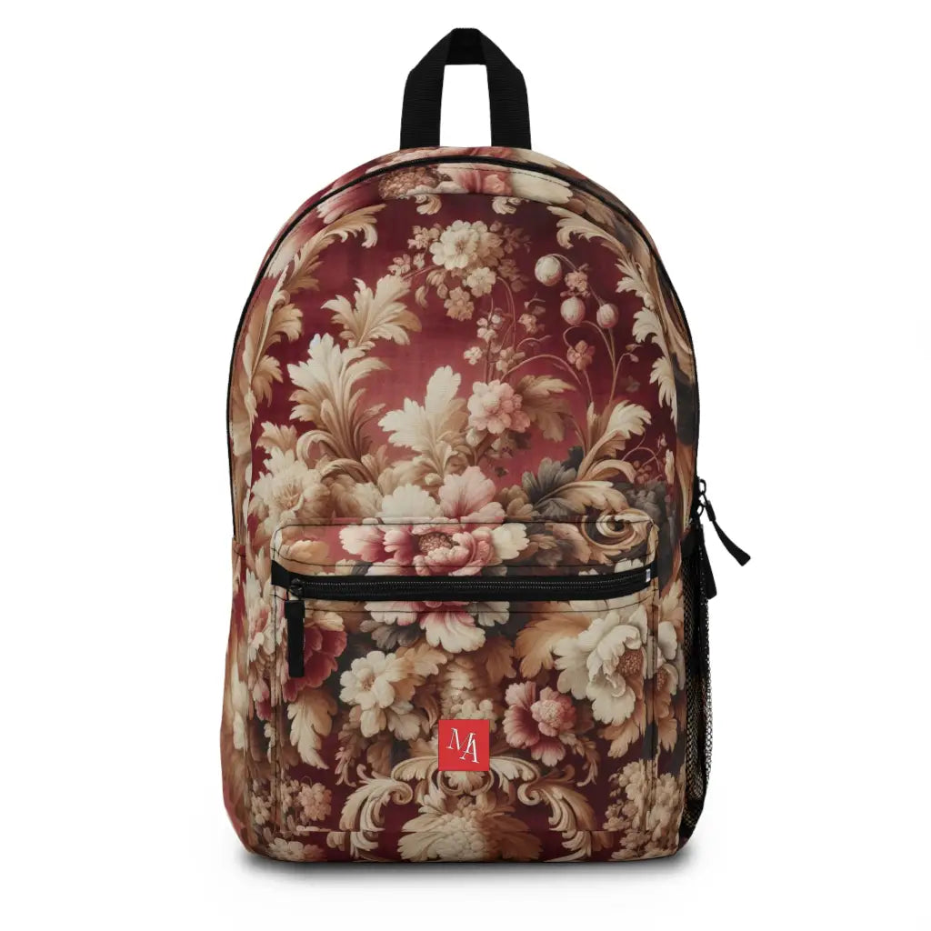 Floral Splendor in Rich Tones Backpack One size Bags