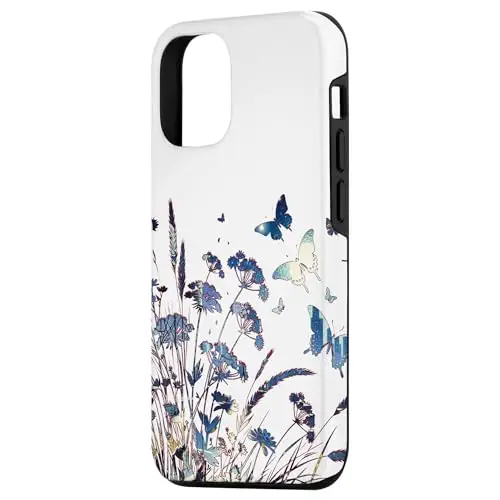 Floral Twilight Meadow: Flight of the Evening Butterflies