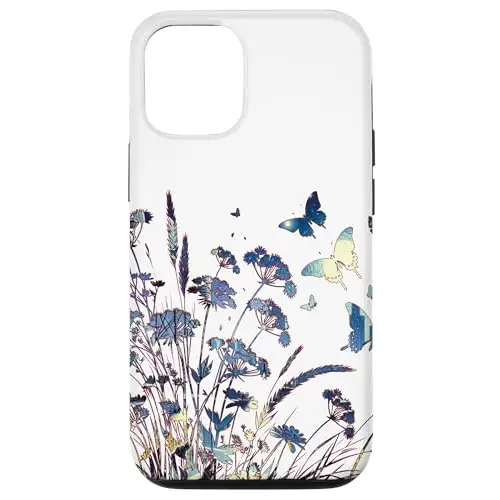 Floral Twilight Meadow: Flight of the Evening Butterflies