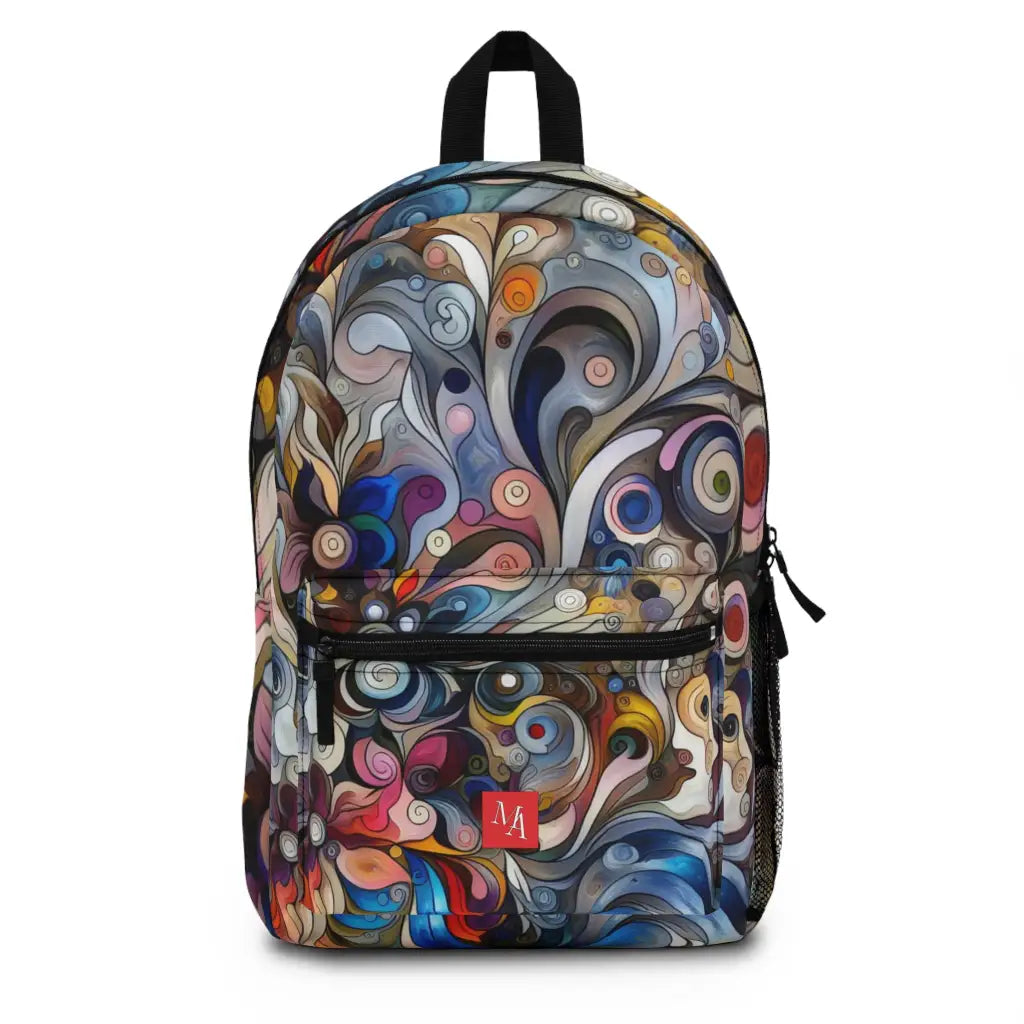 Flourish of Shapes and Swirls Backpack One size Bags
