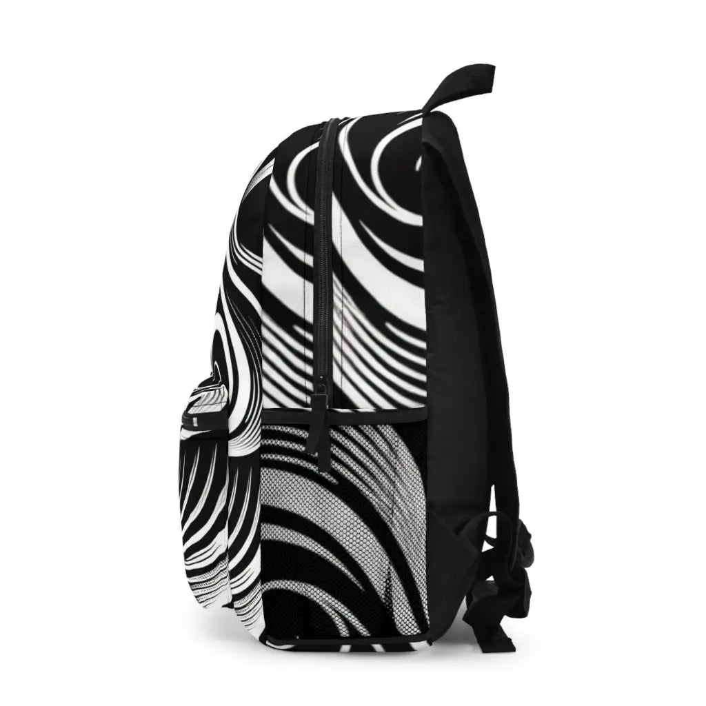 Flowing Curves Visuals Backpack One size Bags