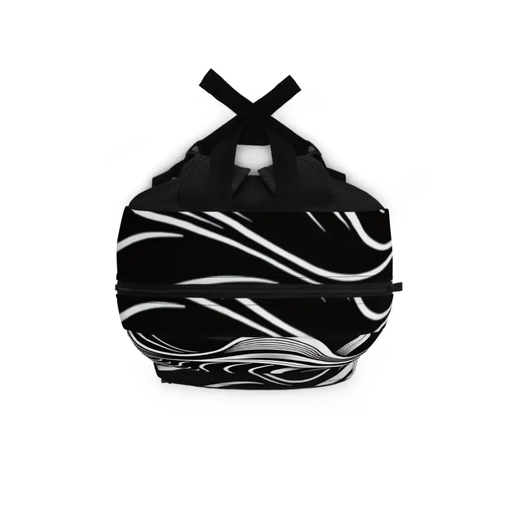 Flowing Curves Visuals Backpack One size Bags