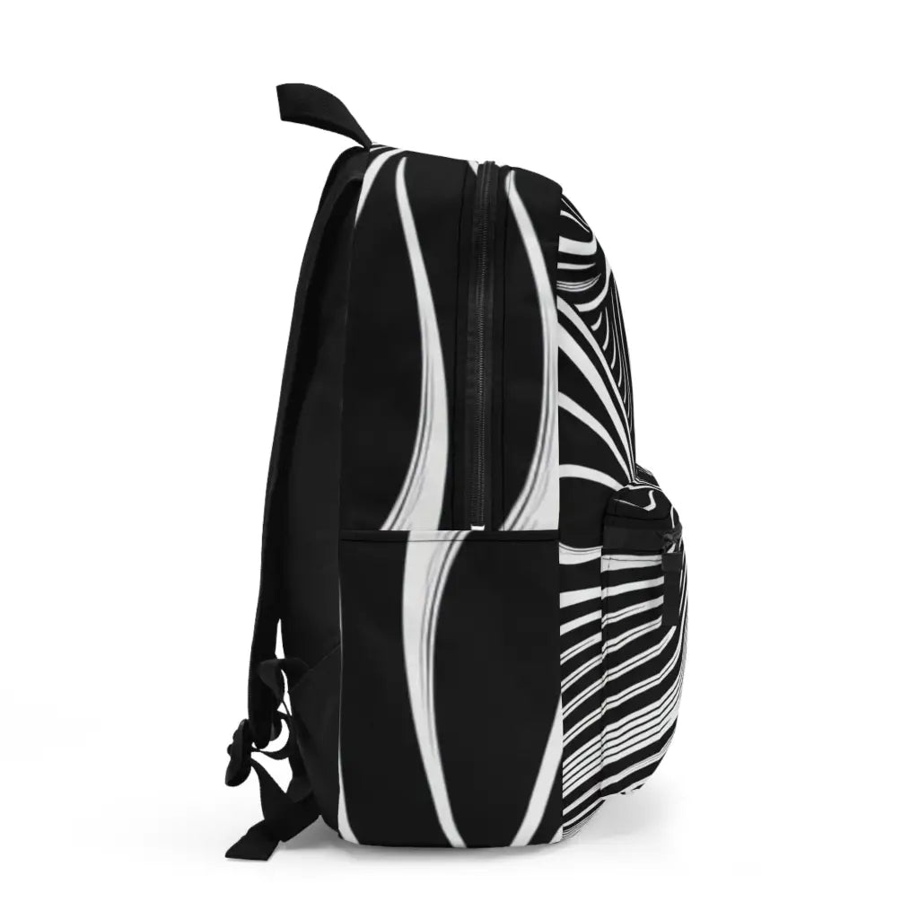 Flowing Curves Visuals Backpack One size Bags