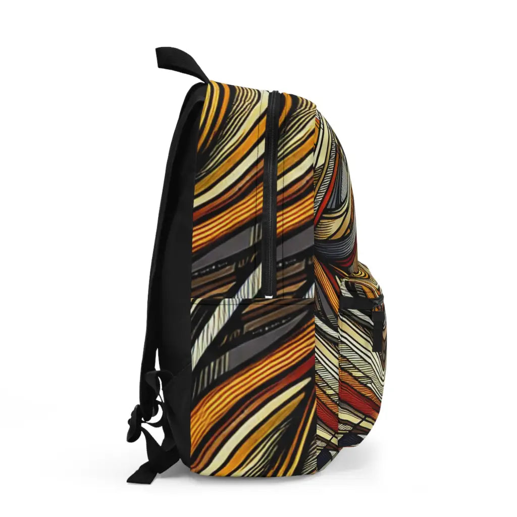 Flowing Lines in Motion Backpack One size Bags
