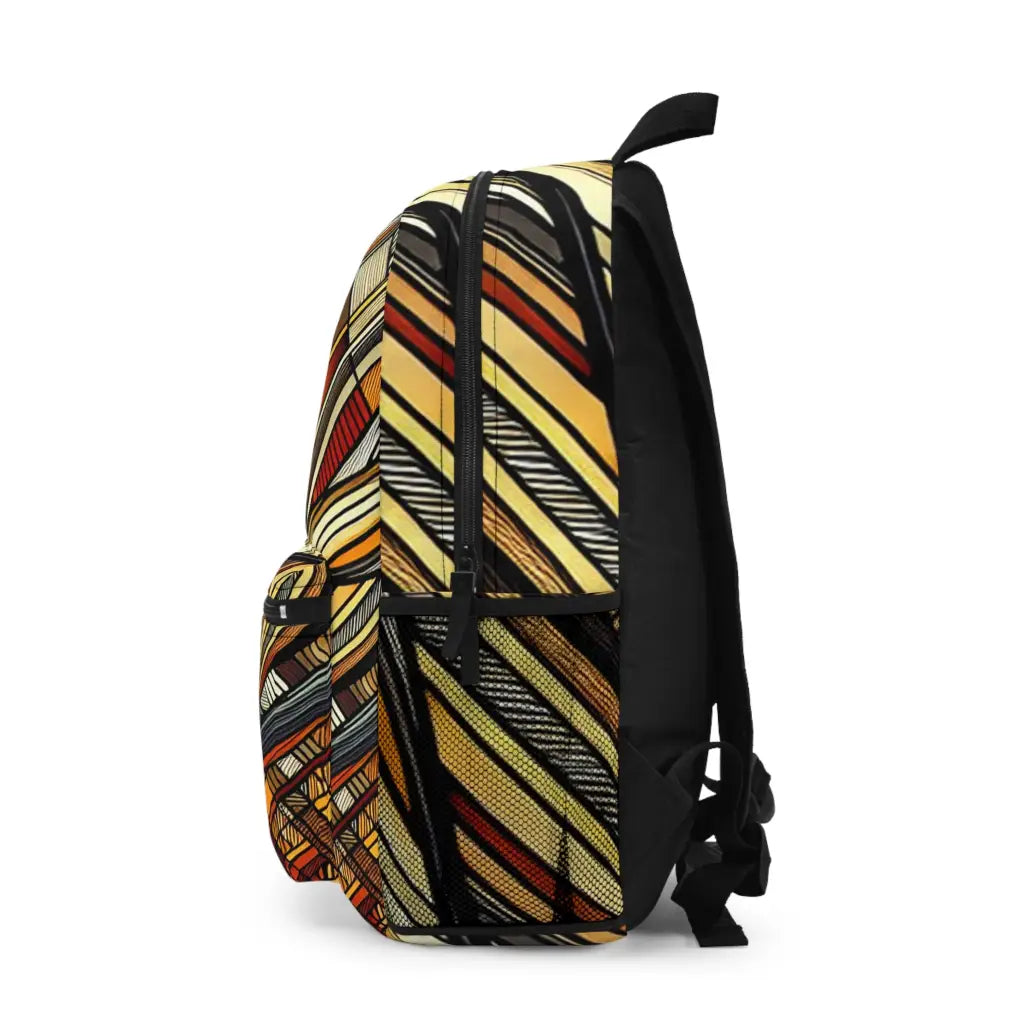Flowing Lines in Motion Backpack One size Bags