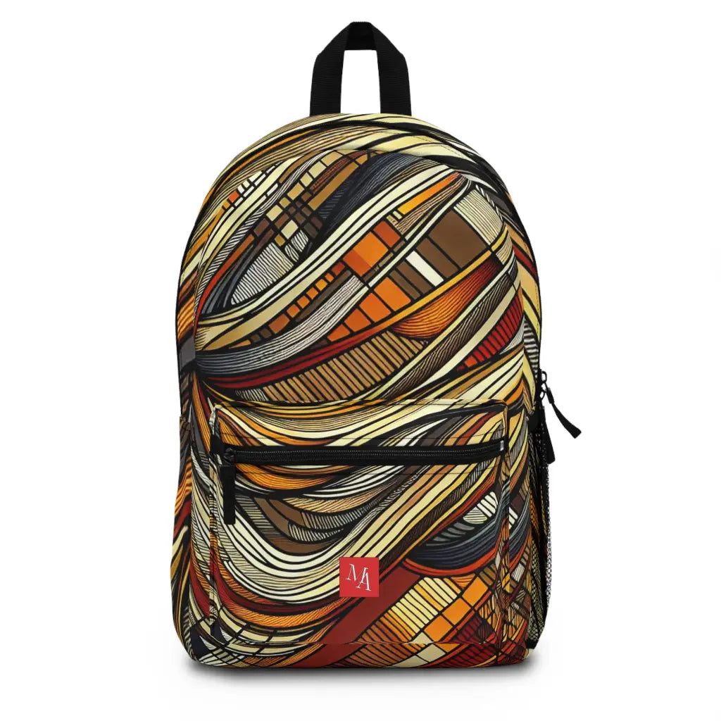 Flowing Lines in Motion Backpack One size Bags